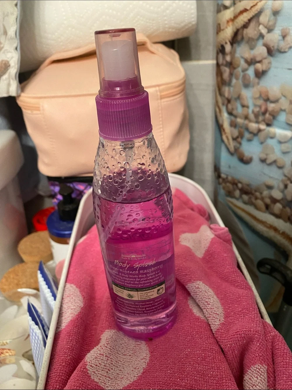 Bath & Body Works Sun-Ripened Raspberry Body Splash - Rare Discontinued HTF